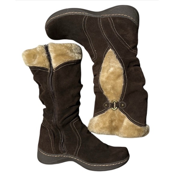 BareTraps Brown Womens Suede Tall Boots US Size 10 Ellerie Boho Hippie - Picture 6 of 11